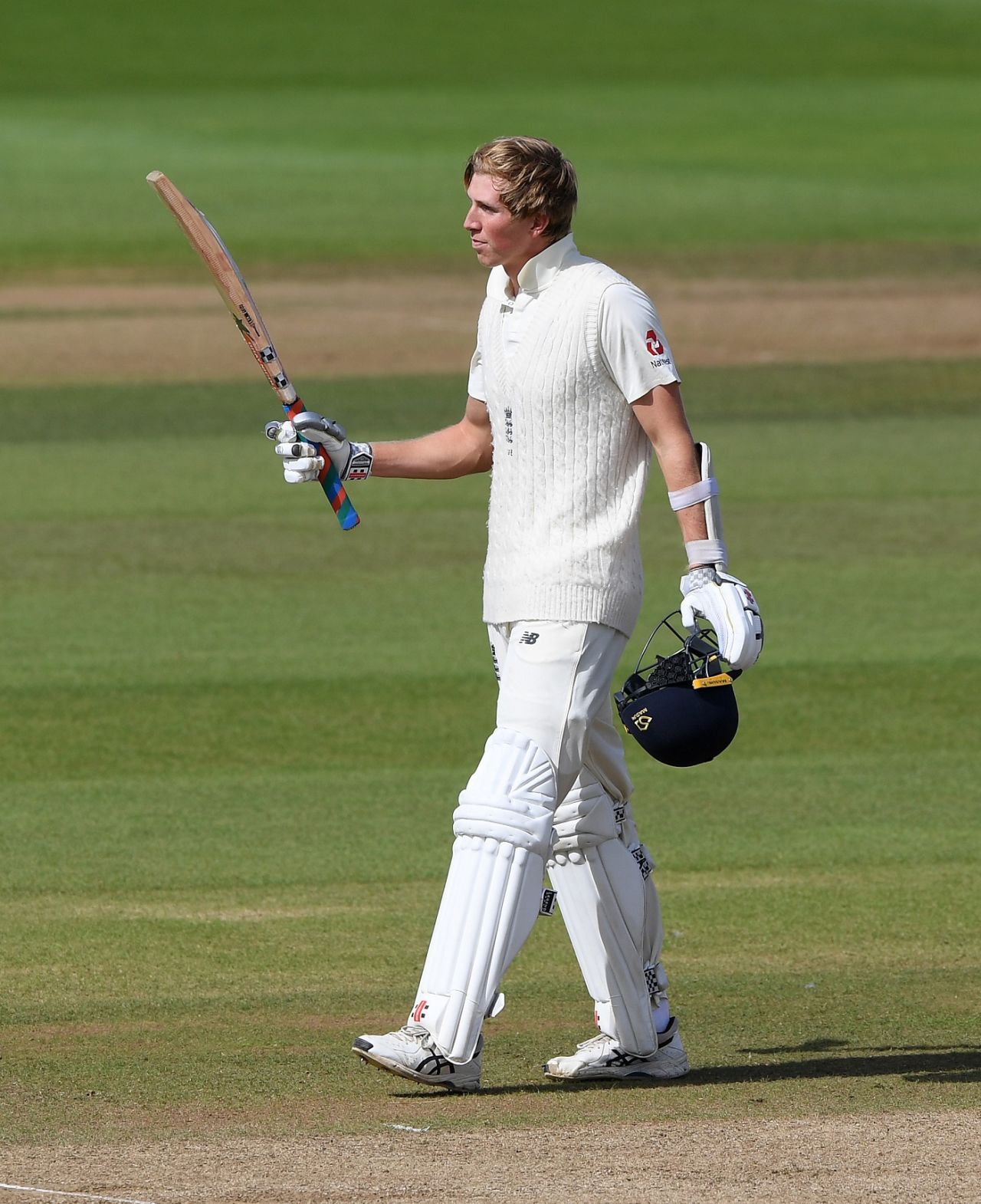 Zak Crawley is chuffed after converting his maiden hundred into a double, England v Pakistan, 3rd Test, Southampton, 2nd day, August 22, 2020