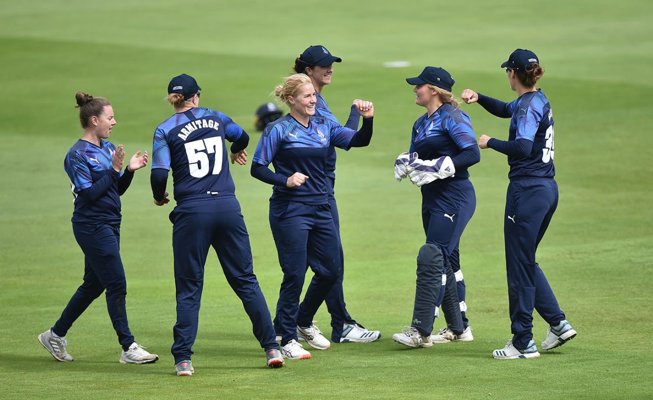 Katherine Brunt took a five-for, Central Sparks v Northern Diamonds, Edgbaston, Rachael Heyhoe Flint Trophy, August 29, 2020
