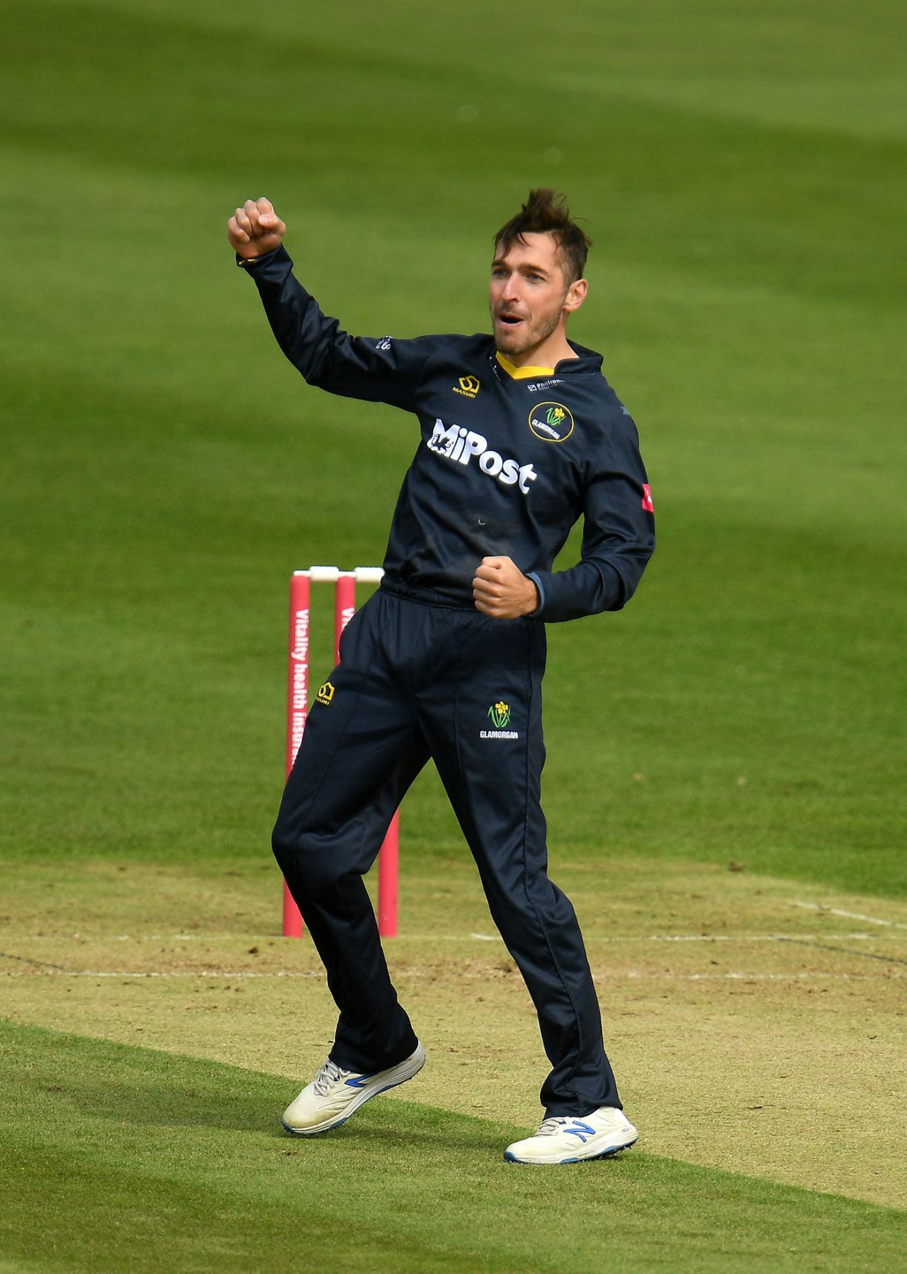Andrew Salter starred with the ball, Gloucestershire v Glamorgan, Vitality Blast, Bristol, August 29, 2020