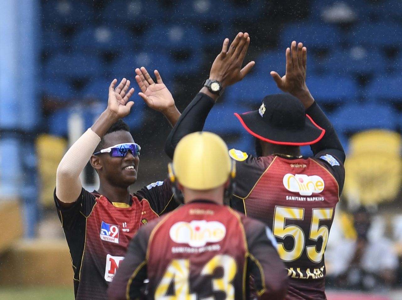 Akeal Hosein struck with the new ball for Trinbago Knight Riders, Trinbago Knight Riders, Barbados Tridents, Queen's Park Oval, CPL 2020, August 29, 2020