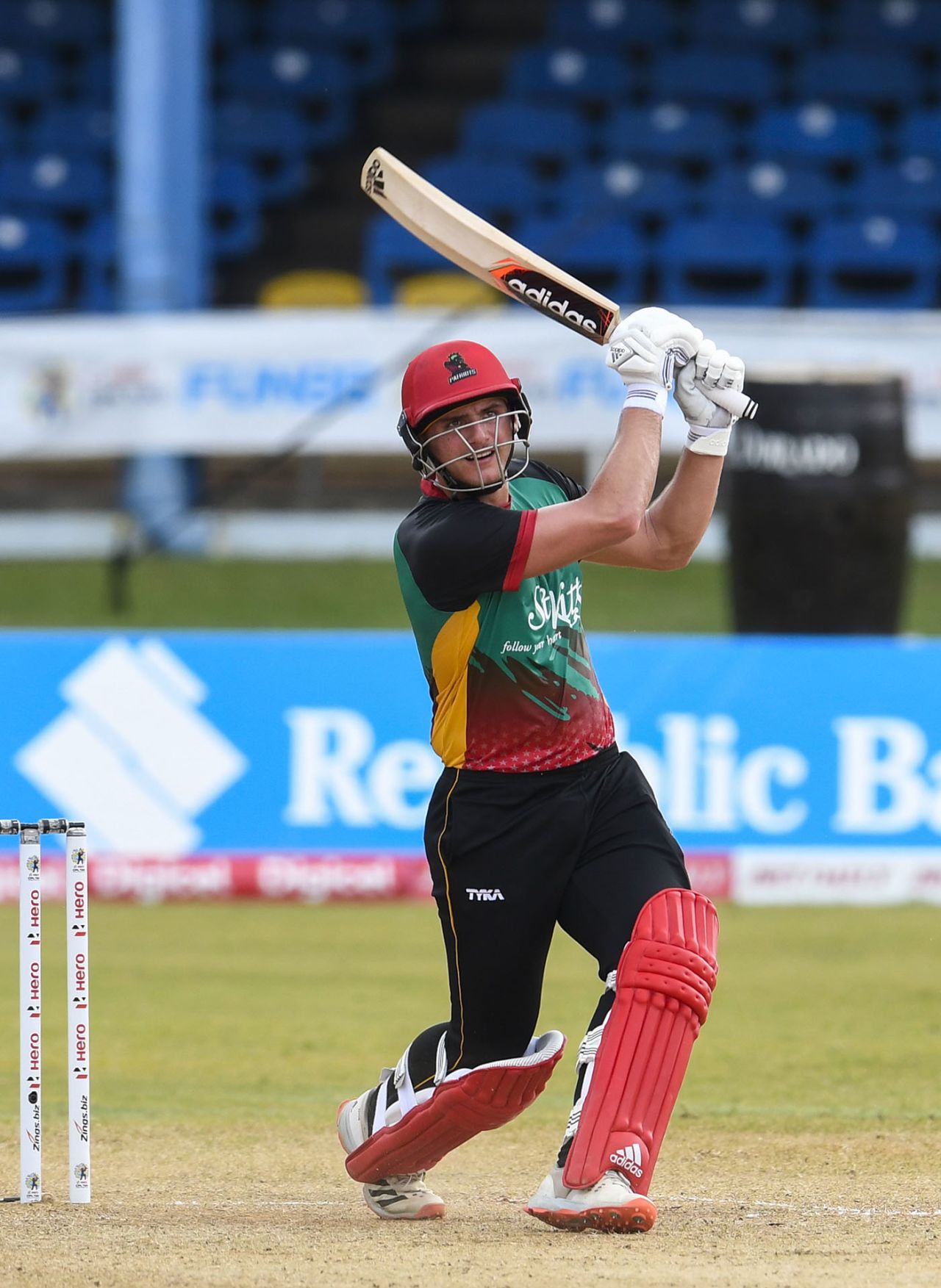 Joshua Da Silva made his first T20 half-century, Guyana Amazon Warriors v St Kitts and Nevis Patriots, Port-of-Spain, CPL 2020, August 30, 2020