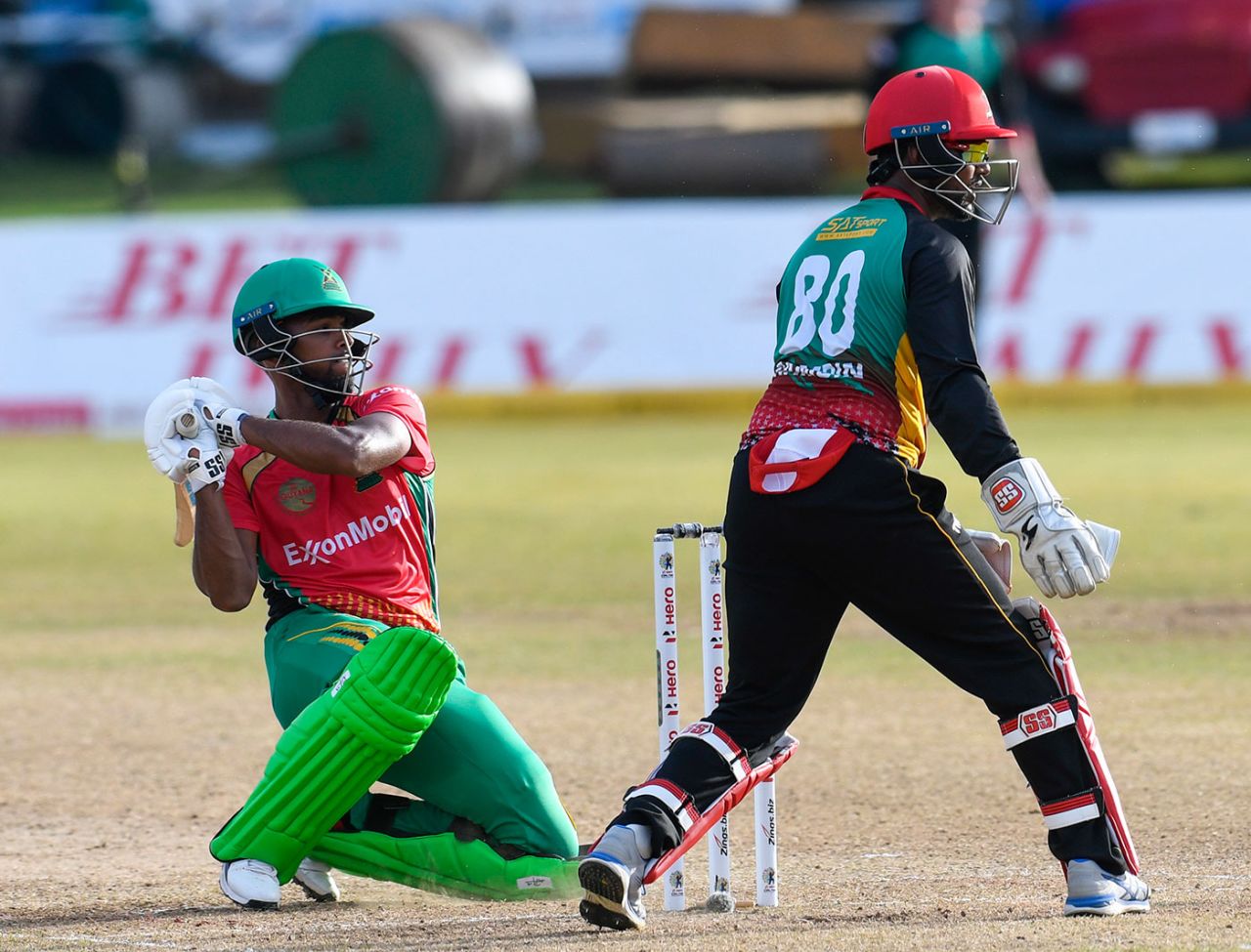 Nicholas Pooran showed his full range of strokes, Guyana Amazon Warriors v St Kitts and Nevis Patriots, Port-of-Spain, CPL 2020, August 30, 2020