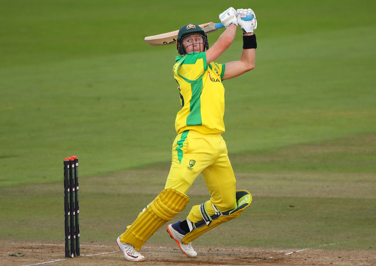 Marnus Labuschagne showed his T20 range during a rapid century, Finch XI v Cummins XI, Australia warm-up matches, Ageas Bowl, September 1, 2020