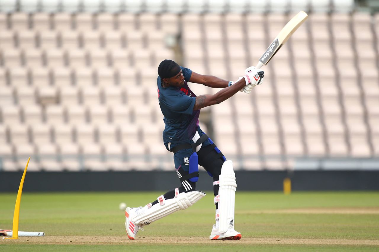 Jofra Archer finds his range in the nets, England training, Ageas Bowl, September 2, 2020