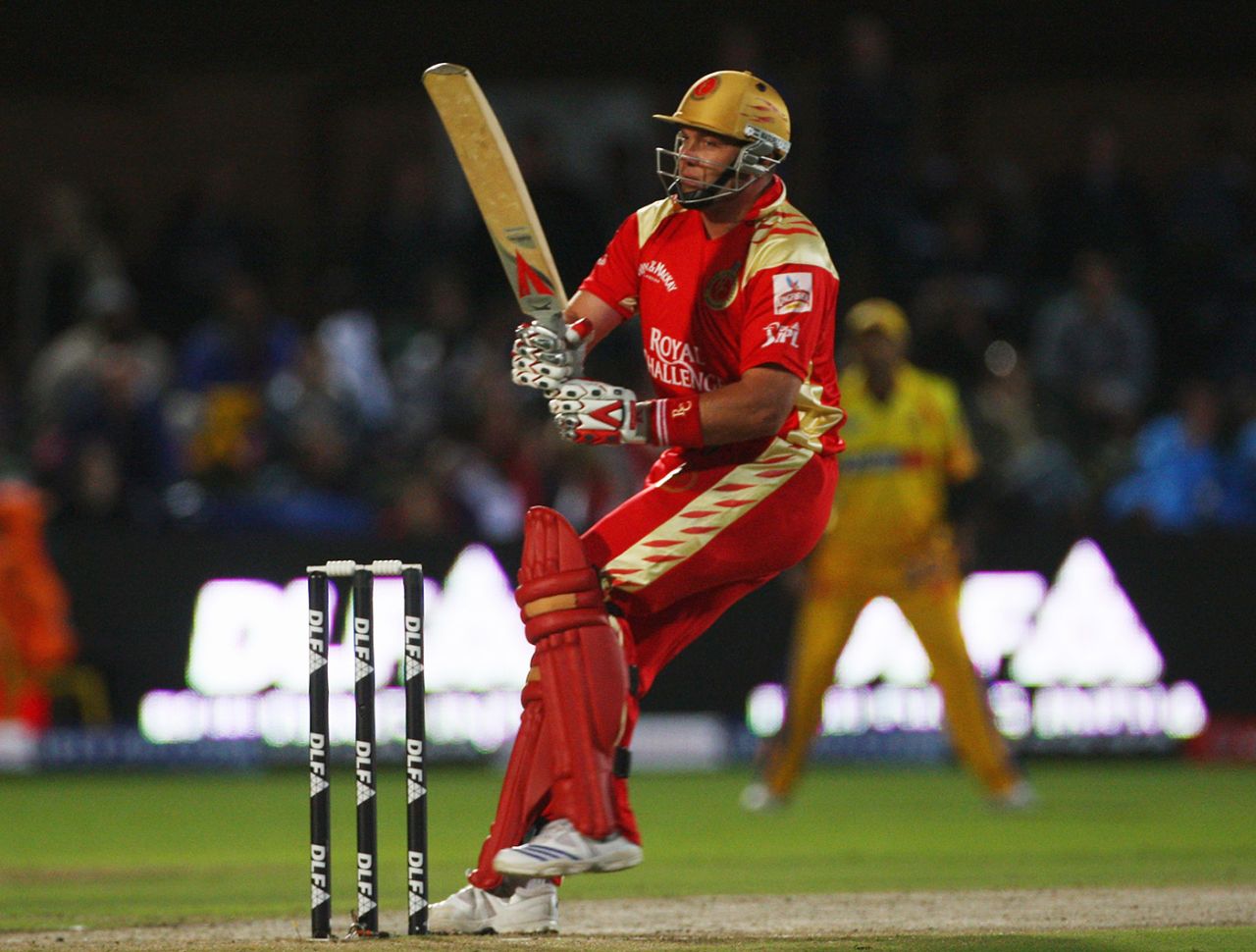Jacques Kallis pulls, Bangalore Royal Challengers v Chennai Super Kings, IPL, 5th game, Port Elizabeth, April 20, 2009