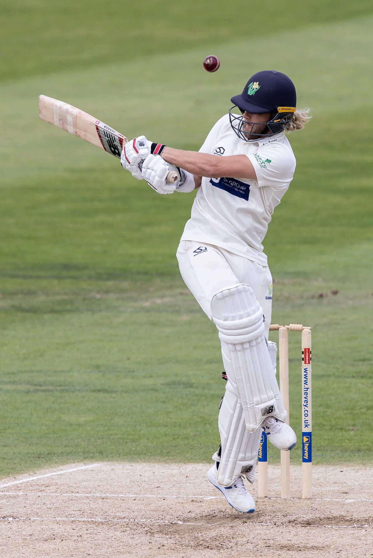 Billy Root swings the bat, Bob Willis Trophy, Northamptonshire v Glamorgan, Northampton, August 24, 2020
