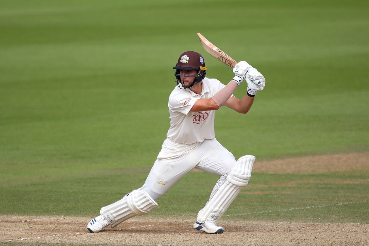 Will Jacks strokes through the off side, Surrey v Sussex, Bob Willis Trophy, Kia Oval, September 8, 2020