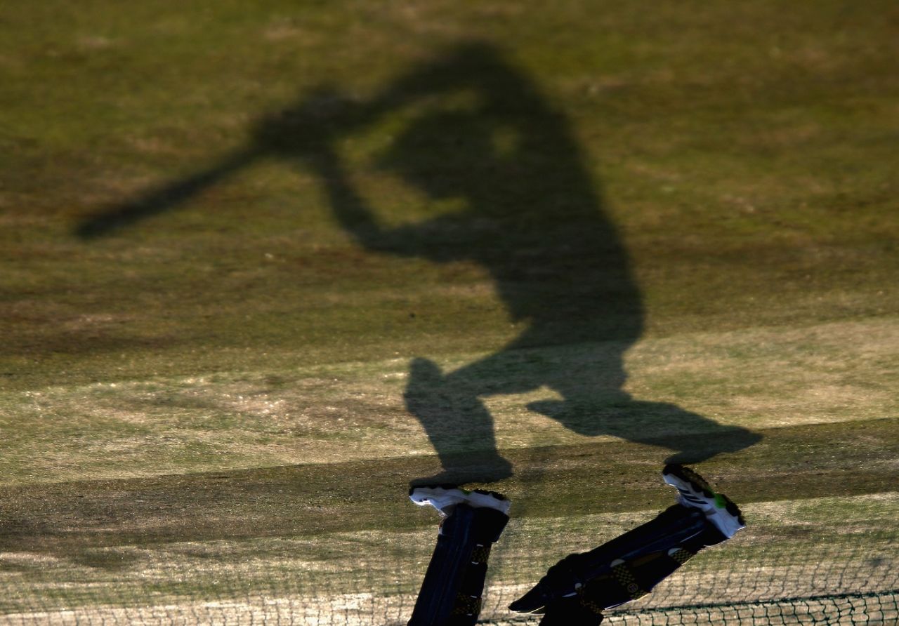 A generic batter shadow in the nets