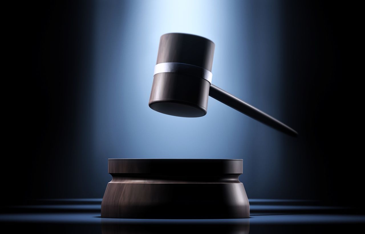 A gavel