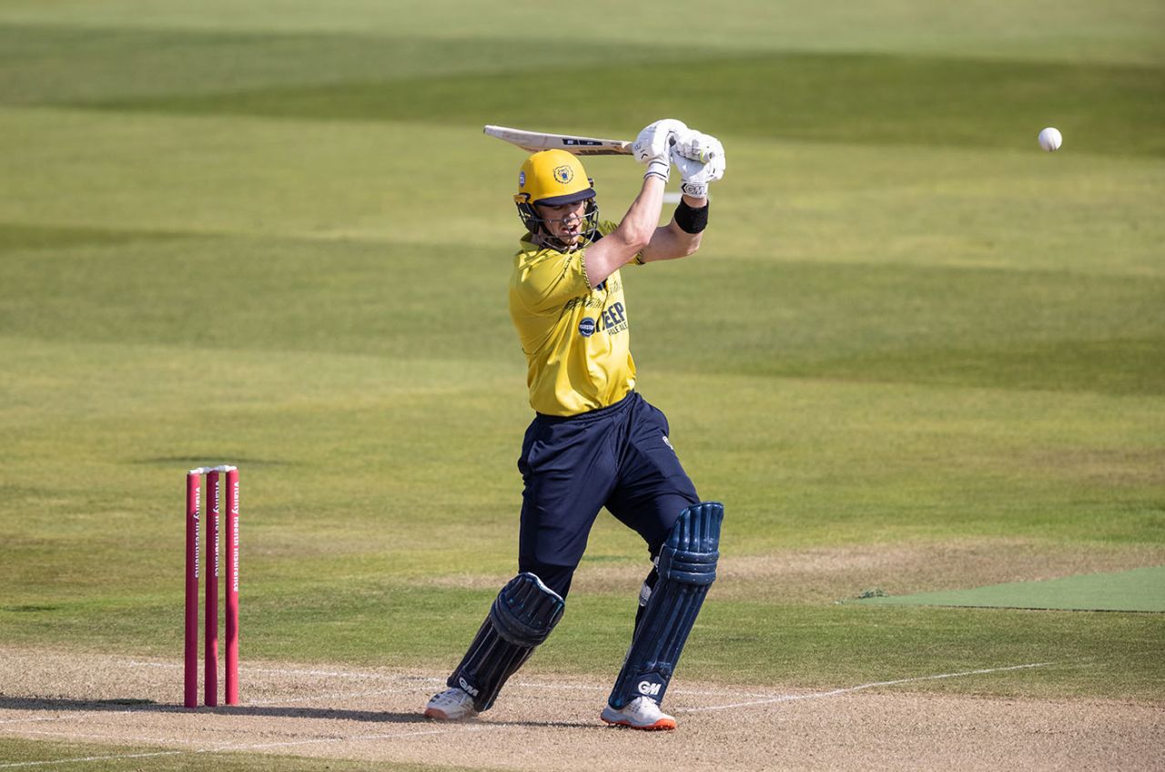 Adam Hose cracked his maiden T20 ton, Birmingham Bears v Northamptonshire, Vitality Blast, Edgbaston, September 20, 2020