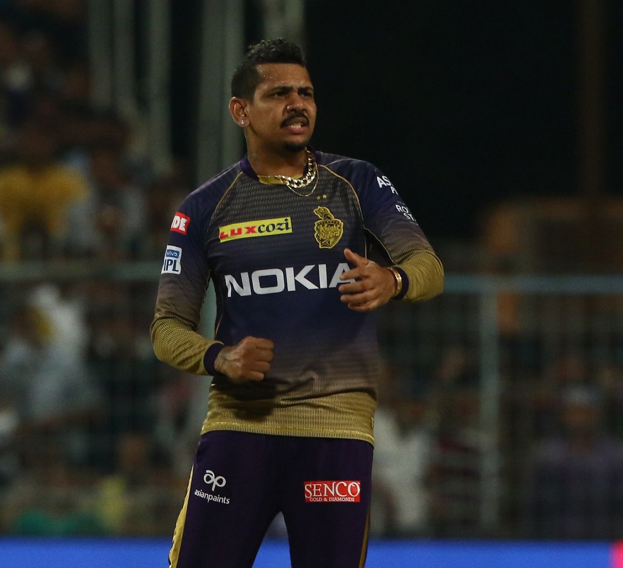 Kolkata Knight Riders will hope Sunil Narine can get through his four overs