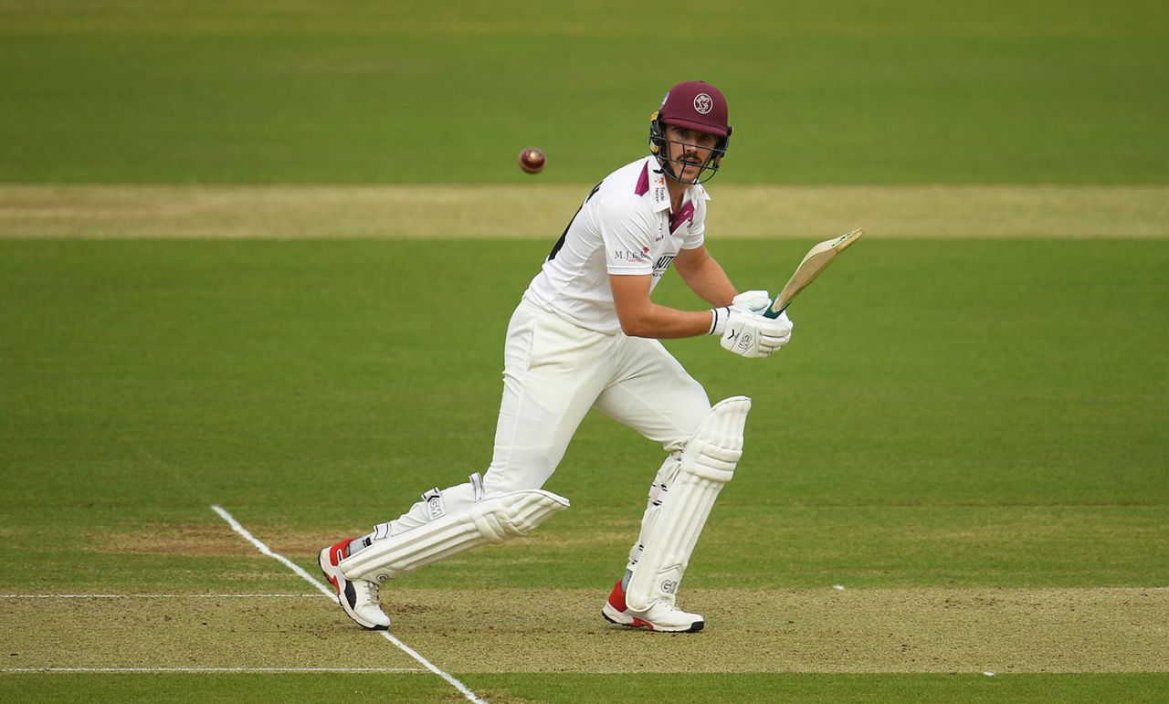 Ben Green dug in under cloudy skies, Somerset vs Essex, Bob Willis Trophy final, Day 1, Lord's, September 23, 2020