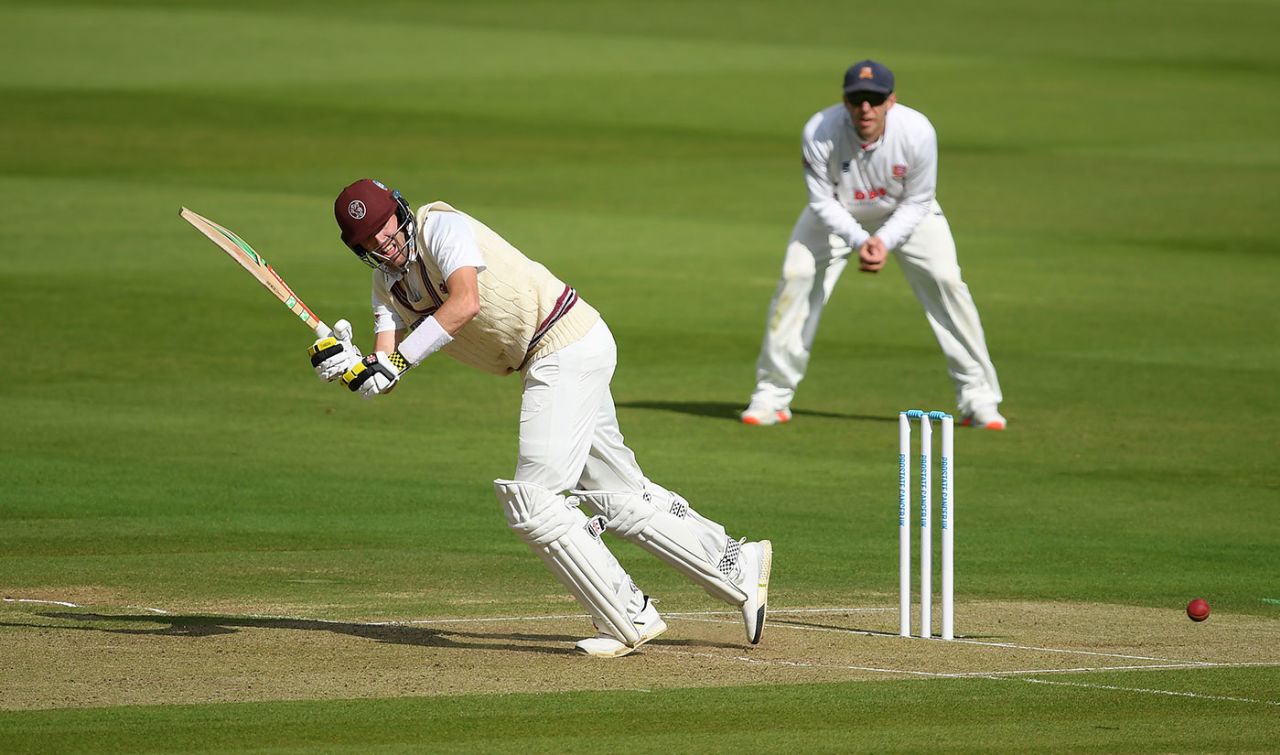 Craig Overton clips off the toes, Somerset vs Essex, Bob Willis Trophy final, Day 2, Lord's, September 24, 2020