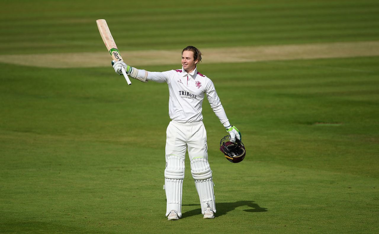 Eddie Byrom made his third first-class hundred, and his first against another county, Somerset vs Essex, Bob Willis Trophy final, Day 2, Lord's, September 24, 2020