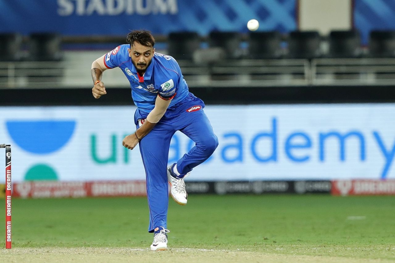 Axar Patel has given DC plenty of control with his bowling, Chennai Super Kings vs Delhi Capitals, IPL 2020, Dubai, September 25, 2020