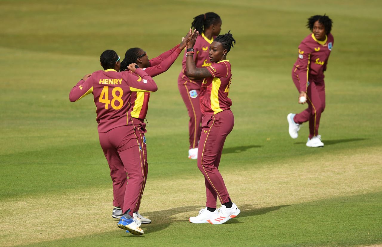 Shamilia Connell made two early breakthroughs, England v West Indies, 3rd women's T20I, Derby, September 26, 2020