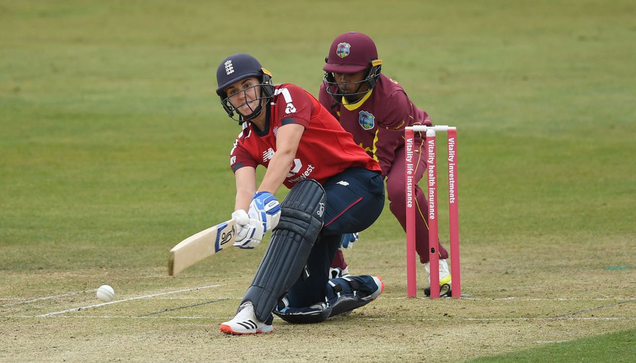 Nat Sciver's half-century held England's innings together, England v West Indies, 3rd women's T20I, Derby, September 26, 2020