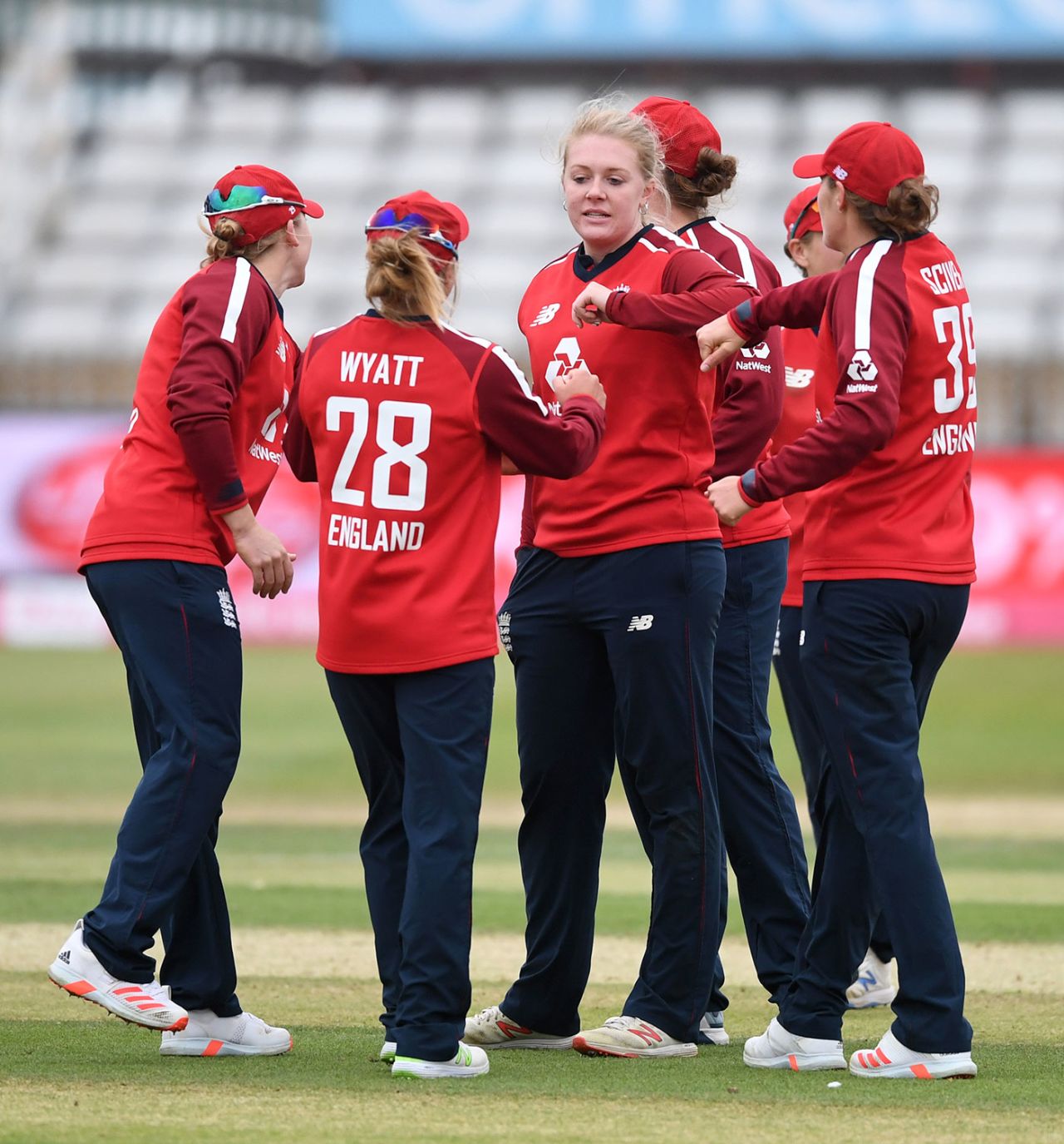 Sarah Glenn claims another wicket for England, England v West Indies, 3rd women's T20I, Derby, September 26, 2020
