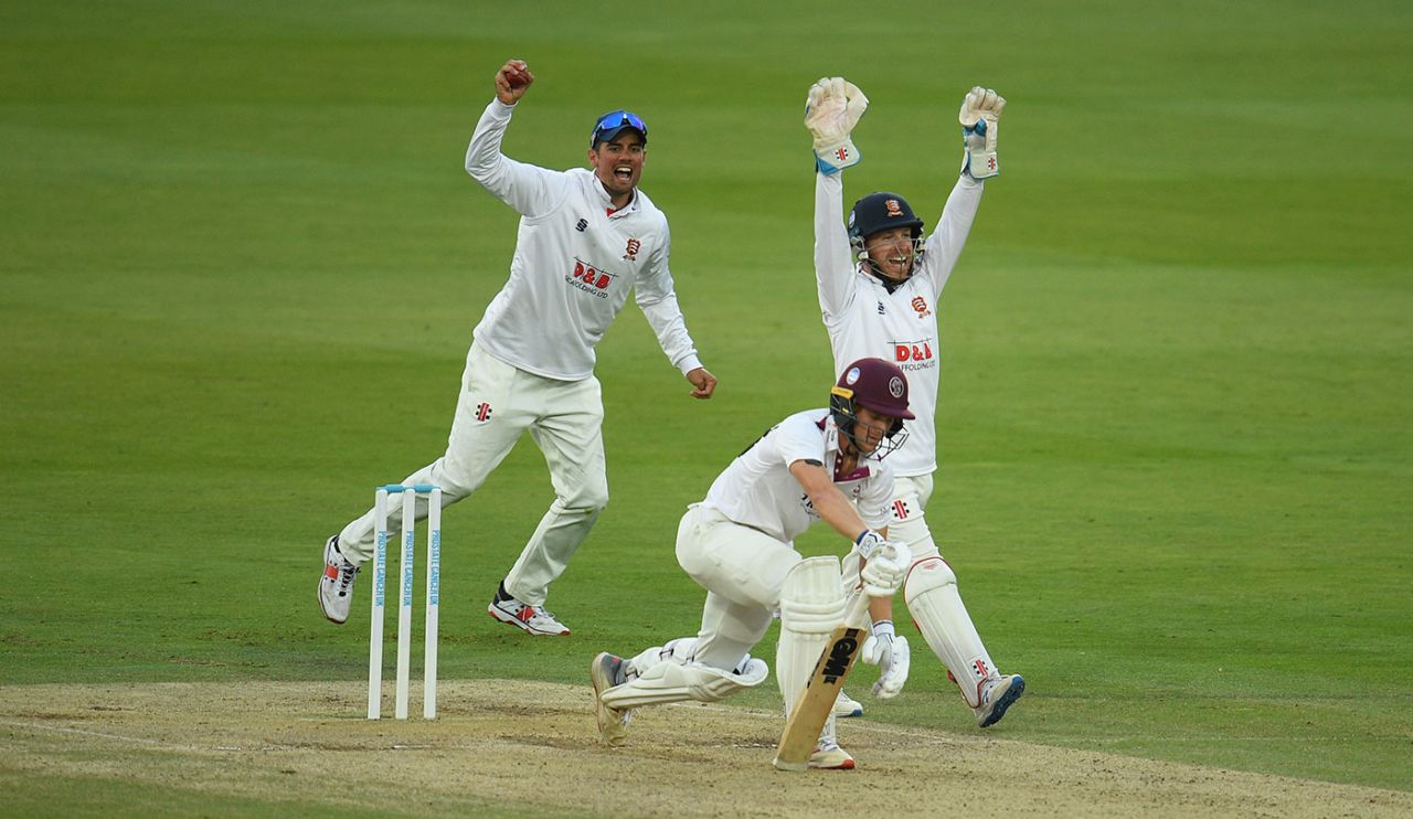 Tom Lammonby was trapped lbw after a brilliant hundred, Somerset vs Essex, Bob Willis Trophy final, 4th day, Lord's, September 26, 2020