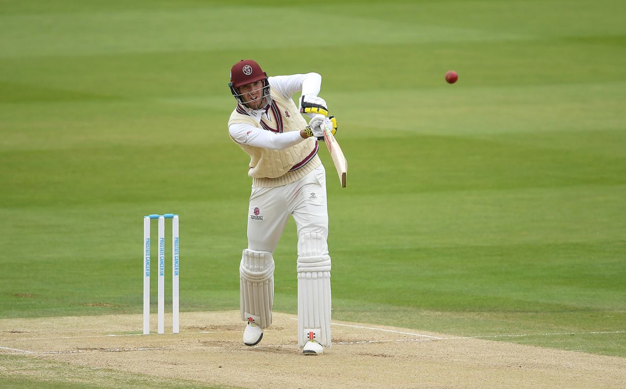 Craig Overton was looking to extend Somerset's lead on the last day, Somerset vs Essex, Bob Willis Trophy final, 5th day, Lord's, September 27, 2020