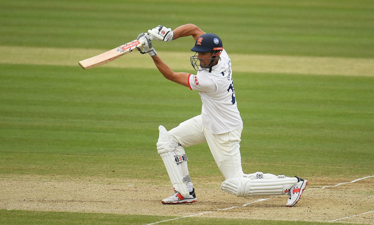 Alastair Cook unfurls his lesser-spotted cover drive, Somerset vs Essex, Bob Willis Trophy final, 5th day, Lord's, September 27, 2020