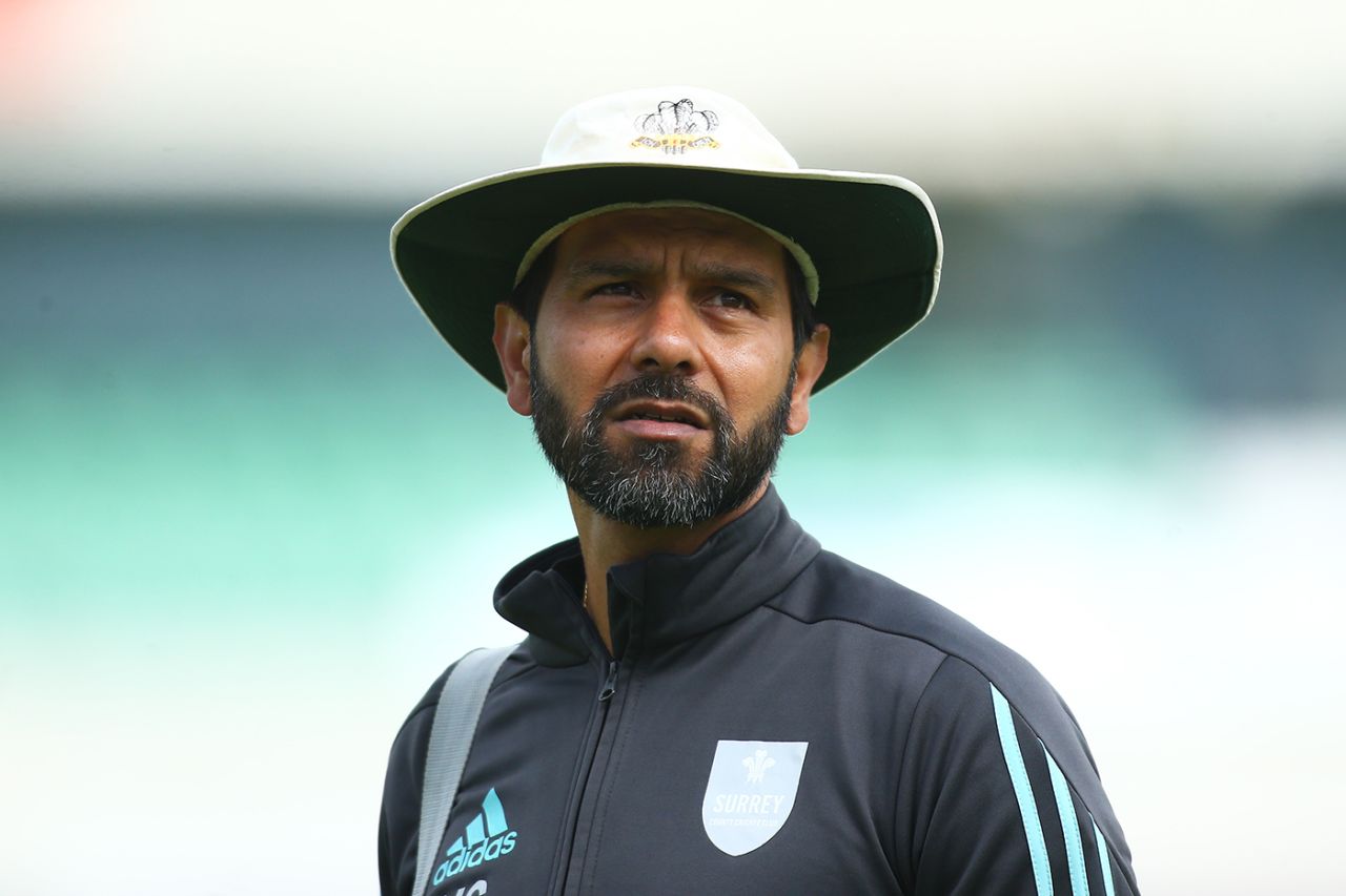Vikram Solanki is in his first season as Surrey's head coach, Surrey v Kent, The Oval, 3rd day, Bob Willis Trophy, August 24, 2020