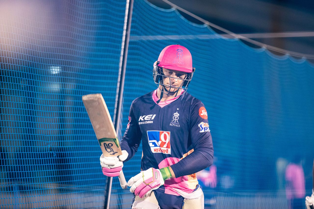 Jos Buttler in the nets for Rajasthan Royals, IPL, October 1, 2020