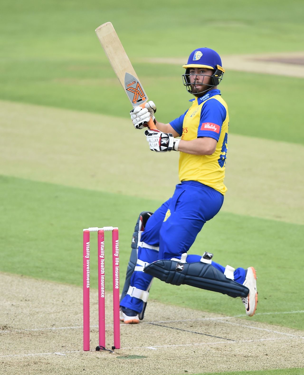 Scott Steel flicks round the corner, Leicestershire v Durham, Vitality Blast, August 31, 2020