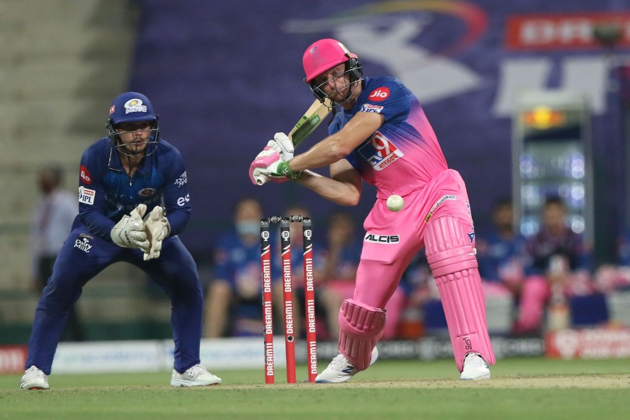 Jos Buttler is a T20 asset because he hits all around the ground, Mumbai Indians vs Rajasthan Royals, IPL 2020, Abu Dhabi, October 6, 2020