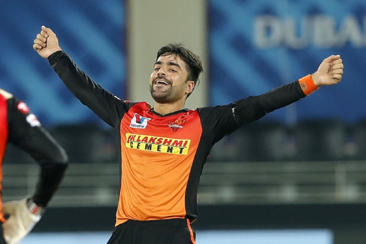 Rashid Khan finished his spell with a double-wicket maiden, Sunrisers Hyderabad vs Kings XI Punjab, IPL 2020, Dubai, October 8, 2020