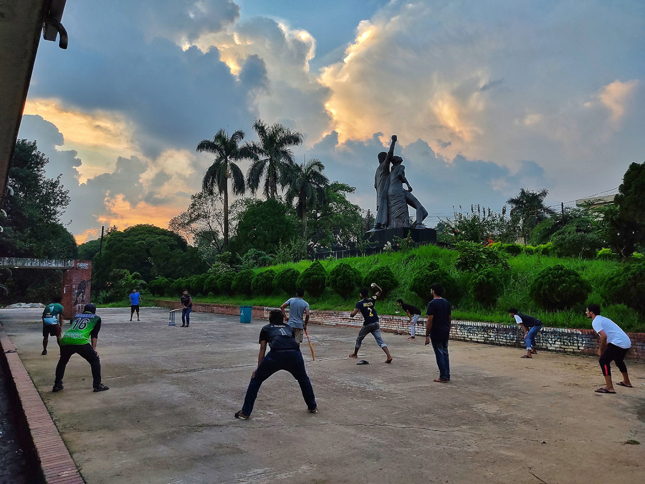 Muhammad Shakib: Campus is closed for classes, but cricket continues at Jahangirnagar University, Savar, Dhaka