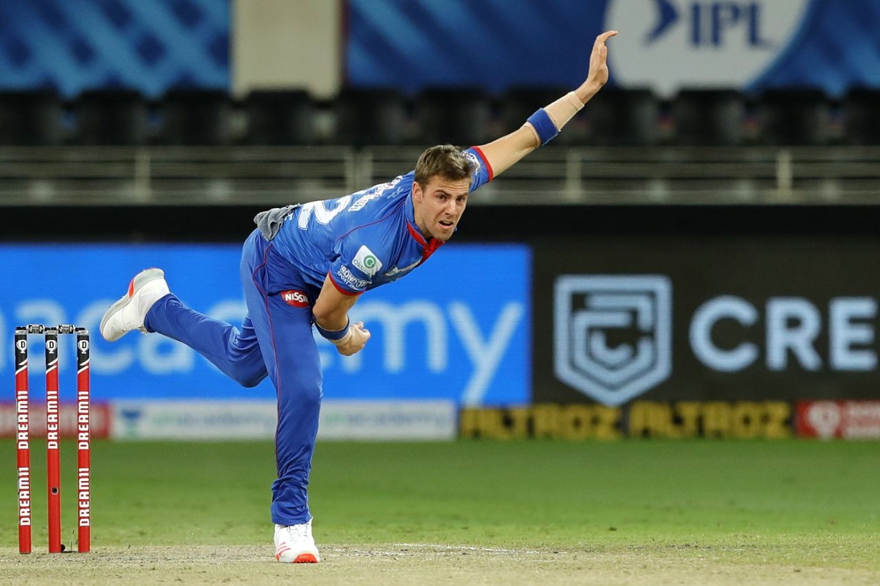 Anrich Nortje cranks up the pace, Delhi Capitals vs Rajasthan Royas, IPL 2020, Dubai, October 14, 2020