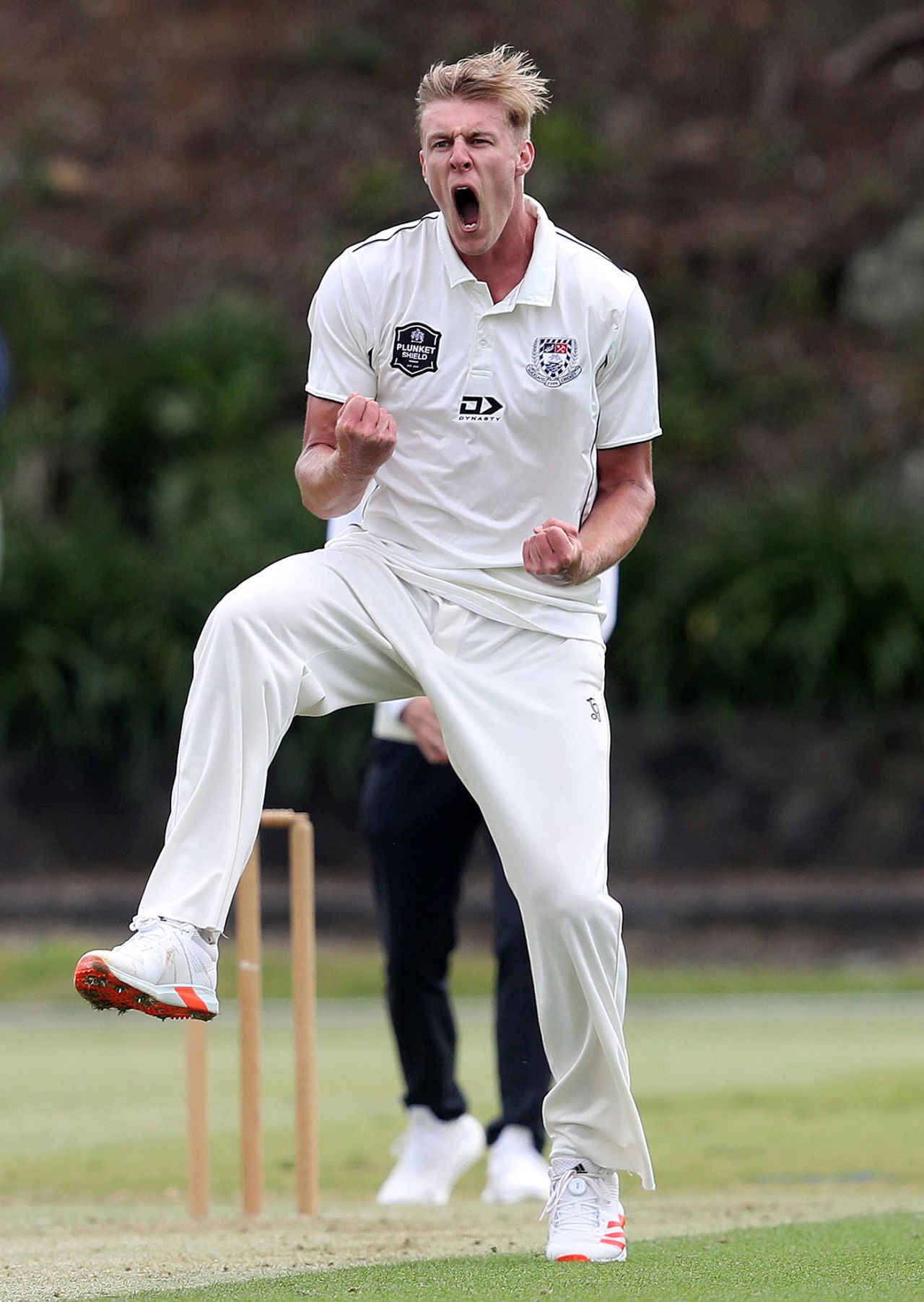 Kyle Jamieson picked up five wickets in his first outing of the season, Auckland v Otago, Plunket Shield, Eden Park No. 2, October 20, 2020
