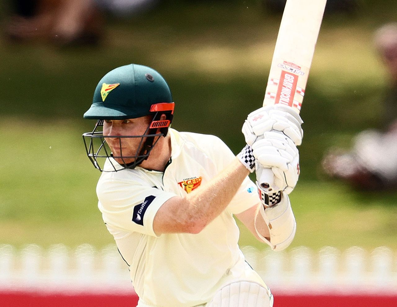 Charlie Wakim drives, South Australia v Tasmania, Sheffield Shield, Karen Rolton Oval, October 20, 2020