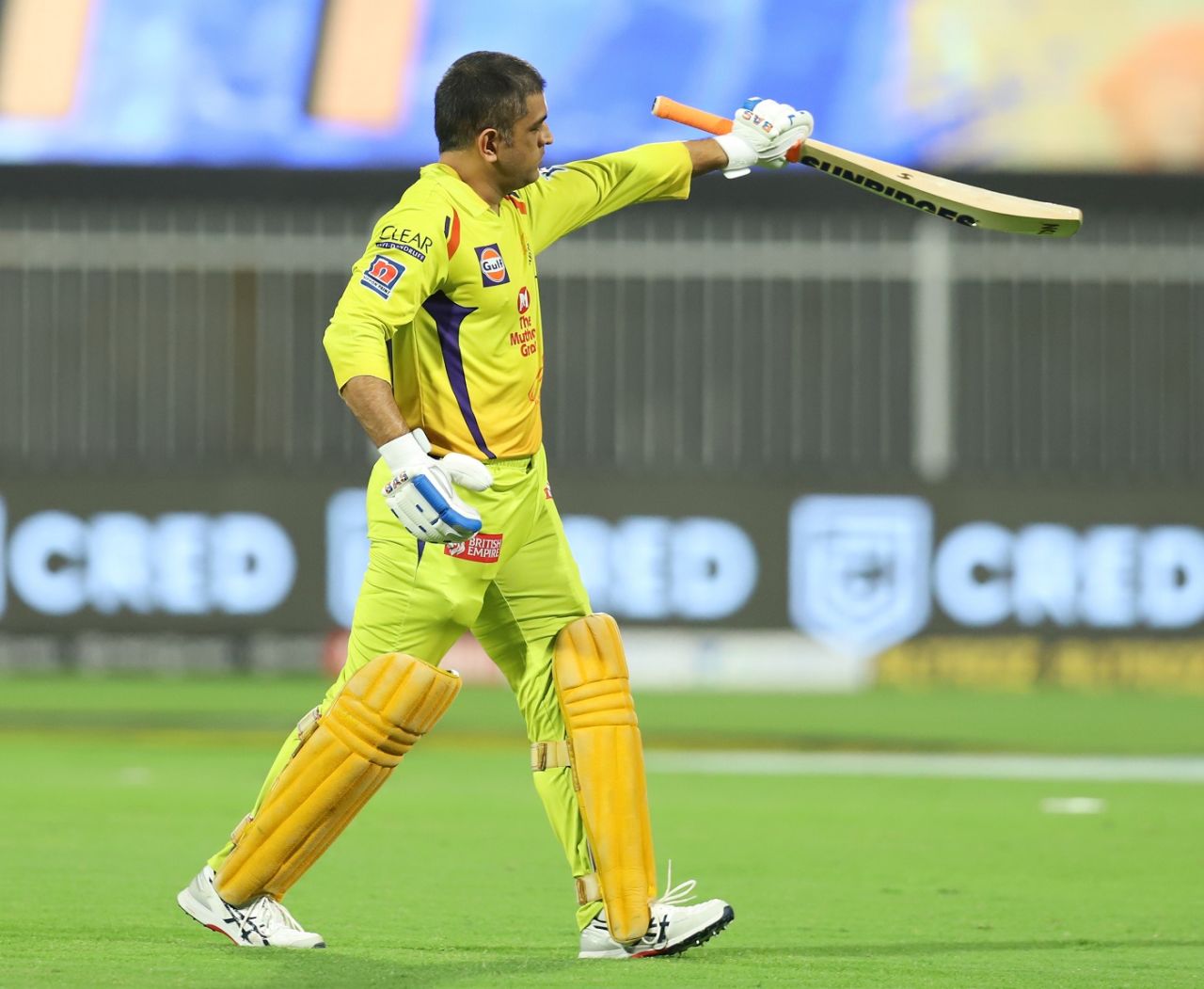 MS Dhoni walks back after falling for another low score, Chennai Super Kings vs Mumbai Indians, IPL 2020, Sharjah, October 23, 2020