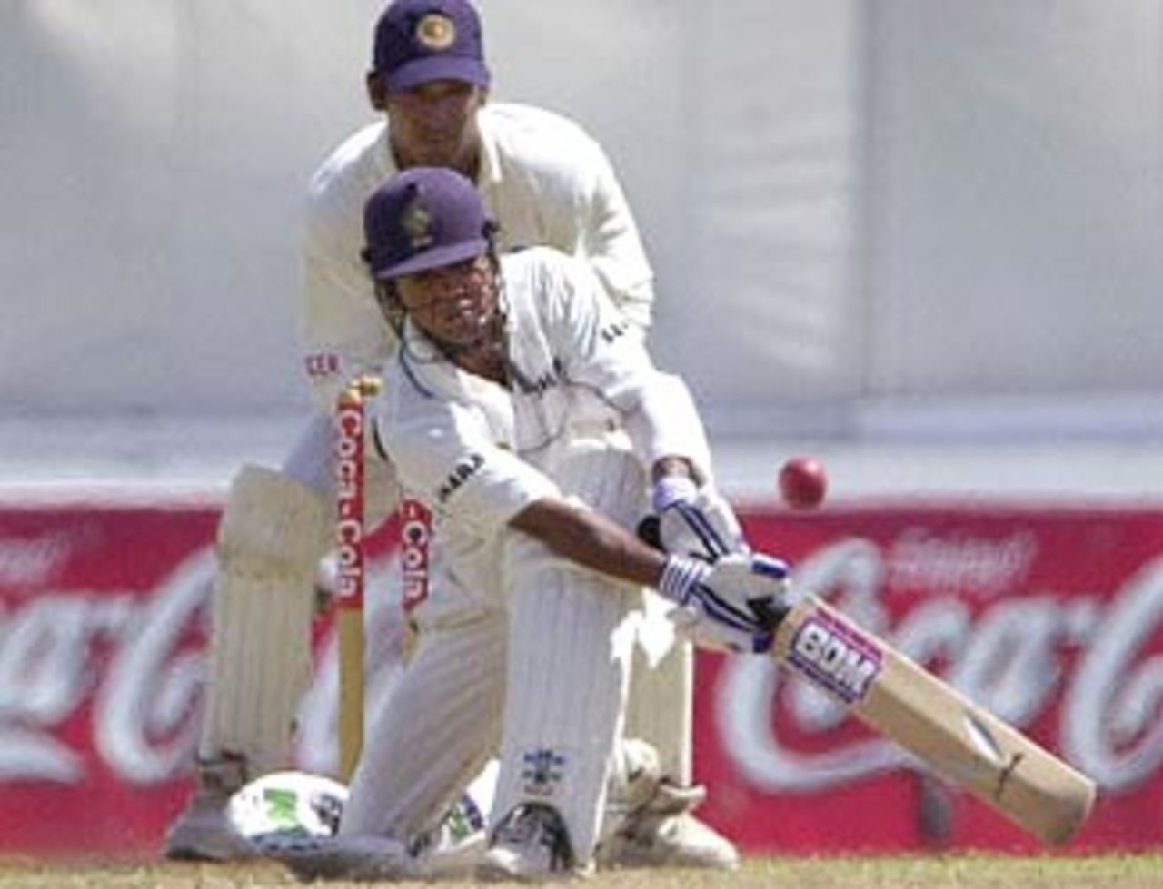 14 August 2001: India in Sri Lanka 2001, 1st Test, Sri Lanka v India, Galle International Stadium, 14-18 August 2001, (Day 1)