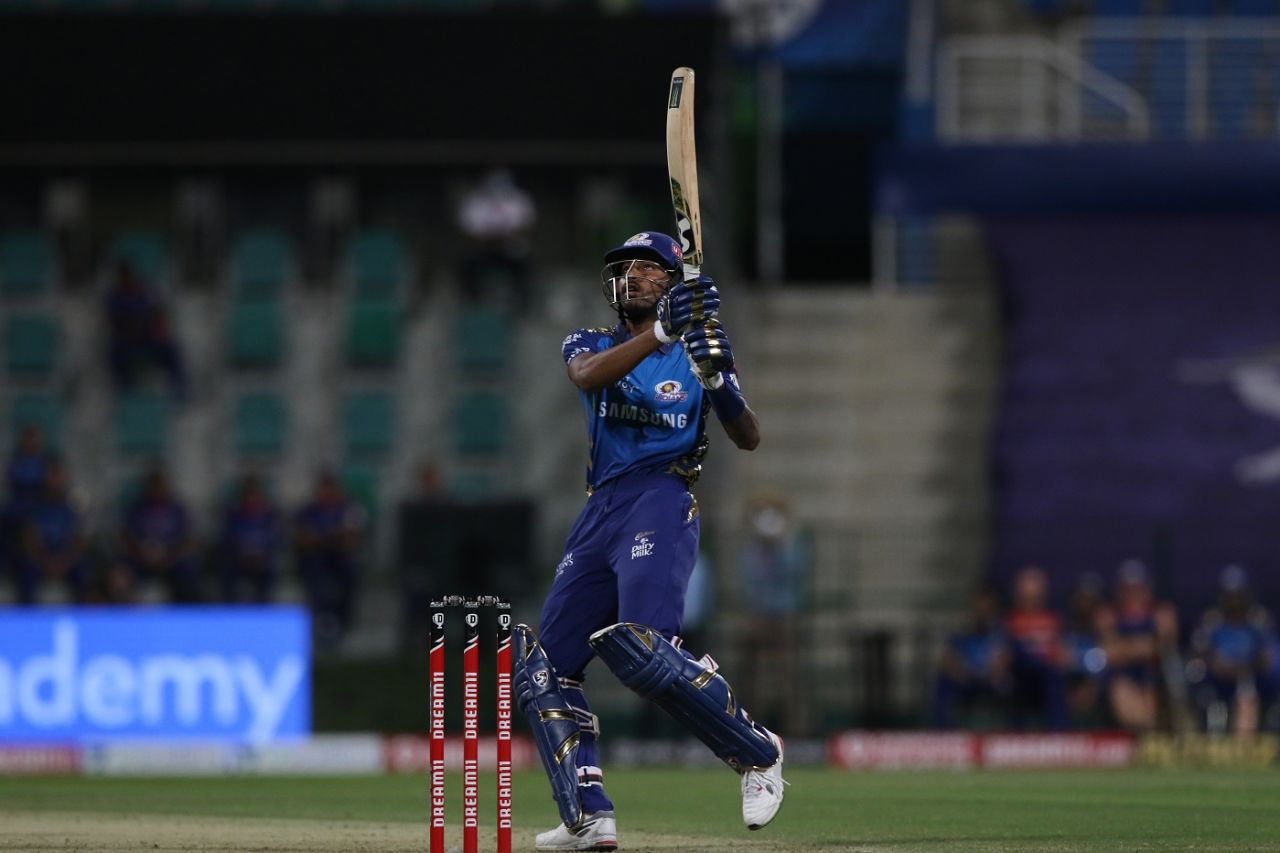 Hardik Pandya is devastating in the final overs of a T20, Rajasthan Royals vs Mumbai Indians, IPL 2020, Abu Dhabi, October 25, 2020
