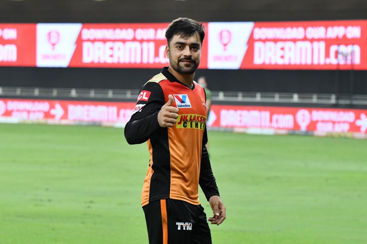Rashid Khan finished with a superb spell of 4-0-7-3 , Sunrisers Hyderabad vs Delhi Capitals, IPL 2020, Dubai, October 27, 2020