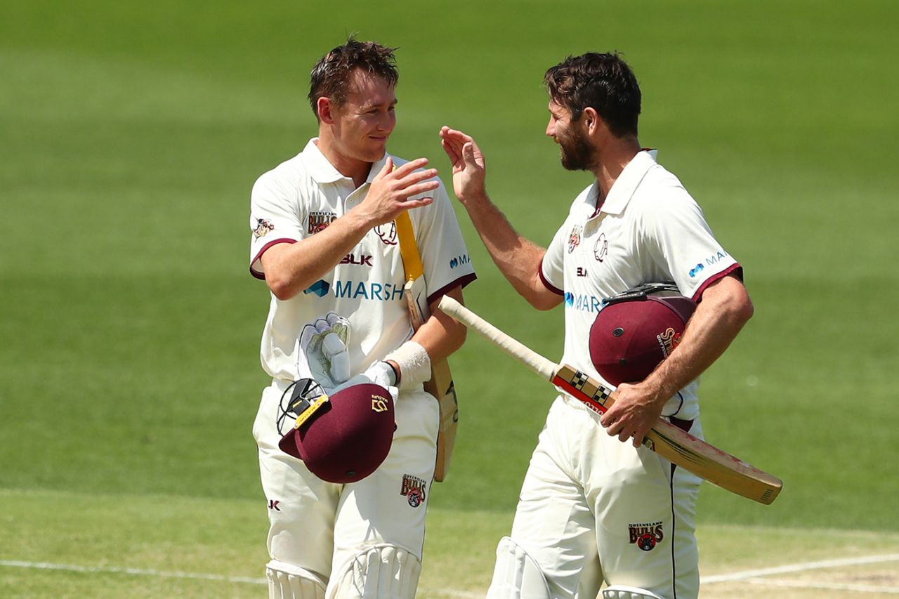 Marnus Labuschagne and Michael Neser guided Queensland to victory, Queensland v South Australia, Sheffield Shield, Brisbane, October 21, 2019