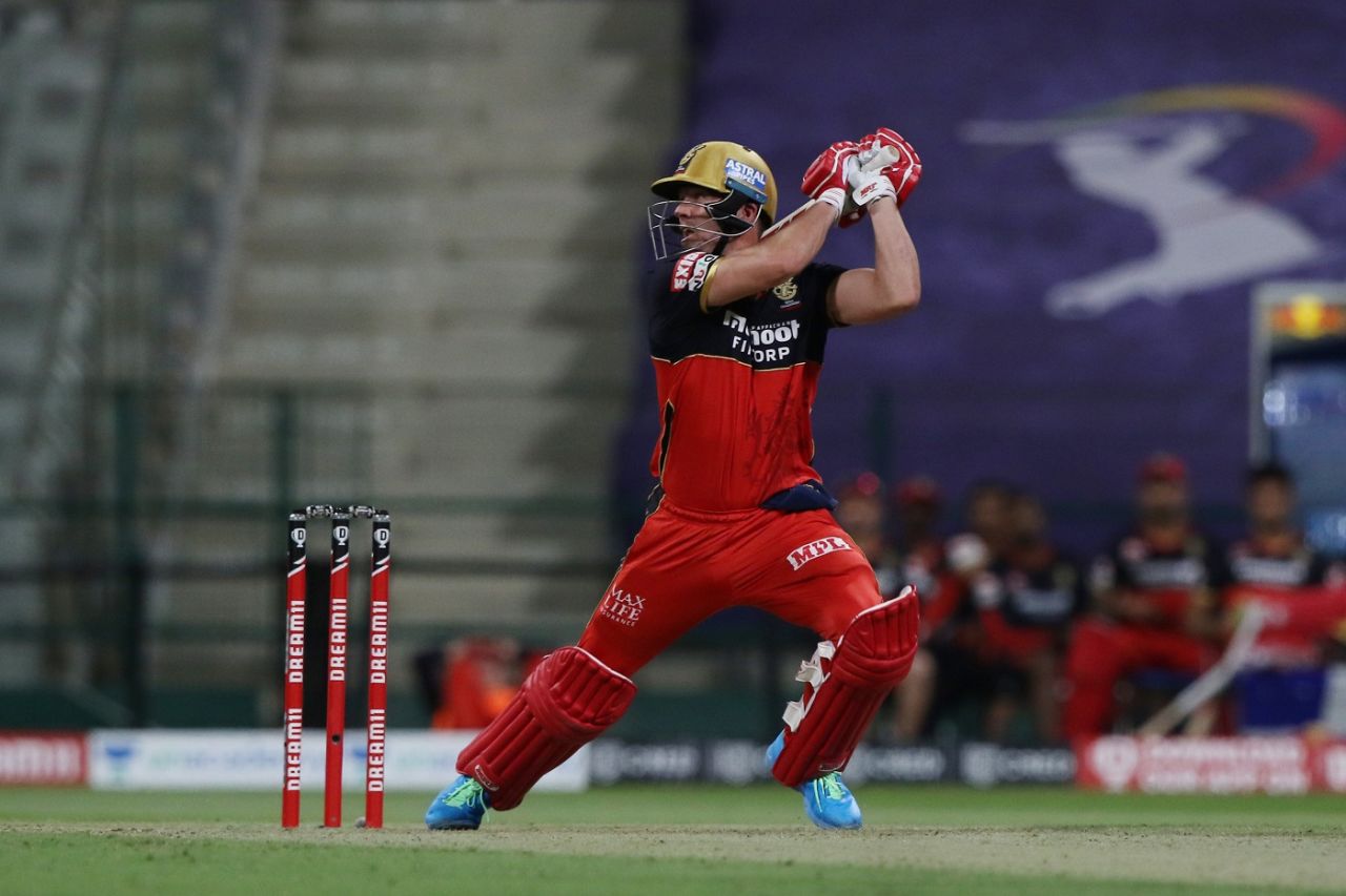 AB de Villiers cuts one over point, Mumbai Indians vs Royal Challengers Bangalore, Abu Dhabi, IPL 2020, October 28, 2020
