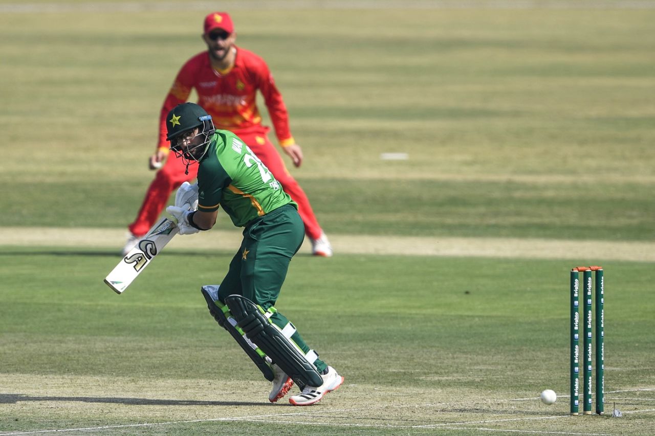 Imam-ul-Haq steers one behind square, Pakistan vs Zimbabwe. 1st ODI, Rawalpindi, October 30, 2020