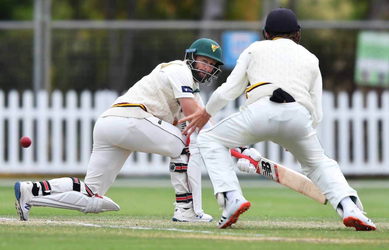 Matthew Wade paddle sweeps, Tasmania vs Western Australia, Sheffield Shield, Park 25, October 31, 2020