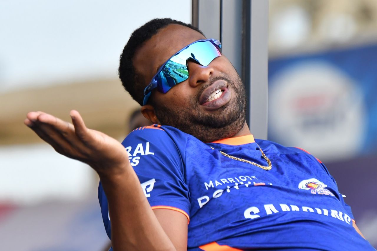 Kieron Pollard doesn't look like he has too many worries