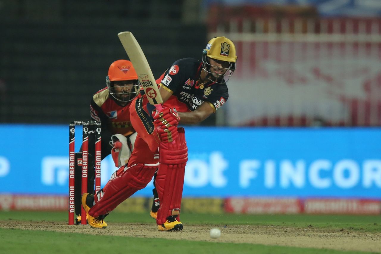 Washington Sundar dabs one on the on side, Royal Challengers Bangalore vs Sunrisers Hyderabad, IPL 2020, Sharjah, October 31, 2020