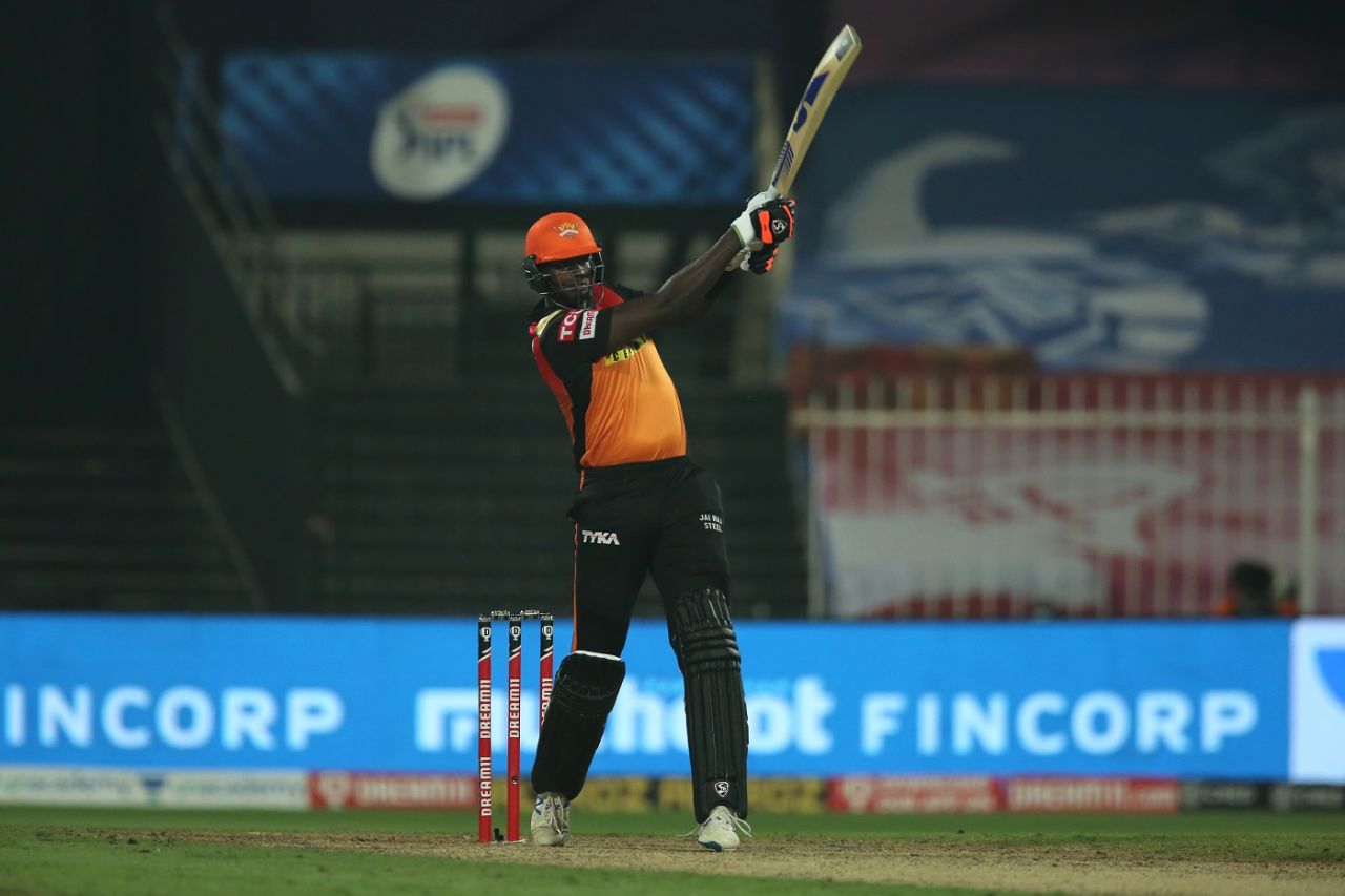 Jason Holder muscles one away, Royal Challengers Bangalore vs Sunrisers Hyderabad, IPL 2020, Sharjah, October 31, 2020