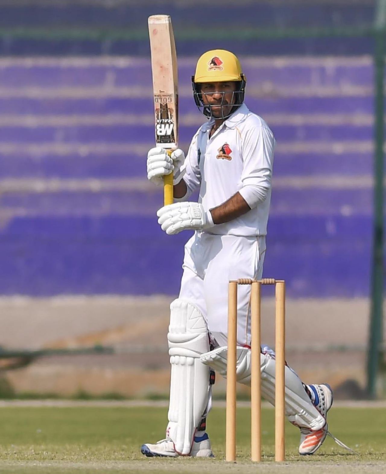 Sarfaraz Ahmed struck a century