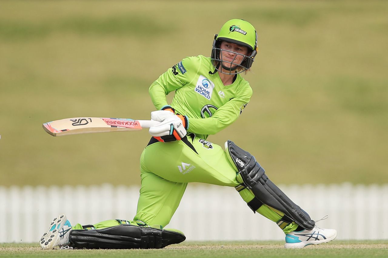 Rachael Haynes top scored for Sydney Thunder, Sydney Thunder v Perth Scorchers, WBBL, Blacktown, November 4, 2020