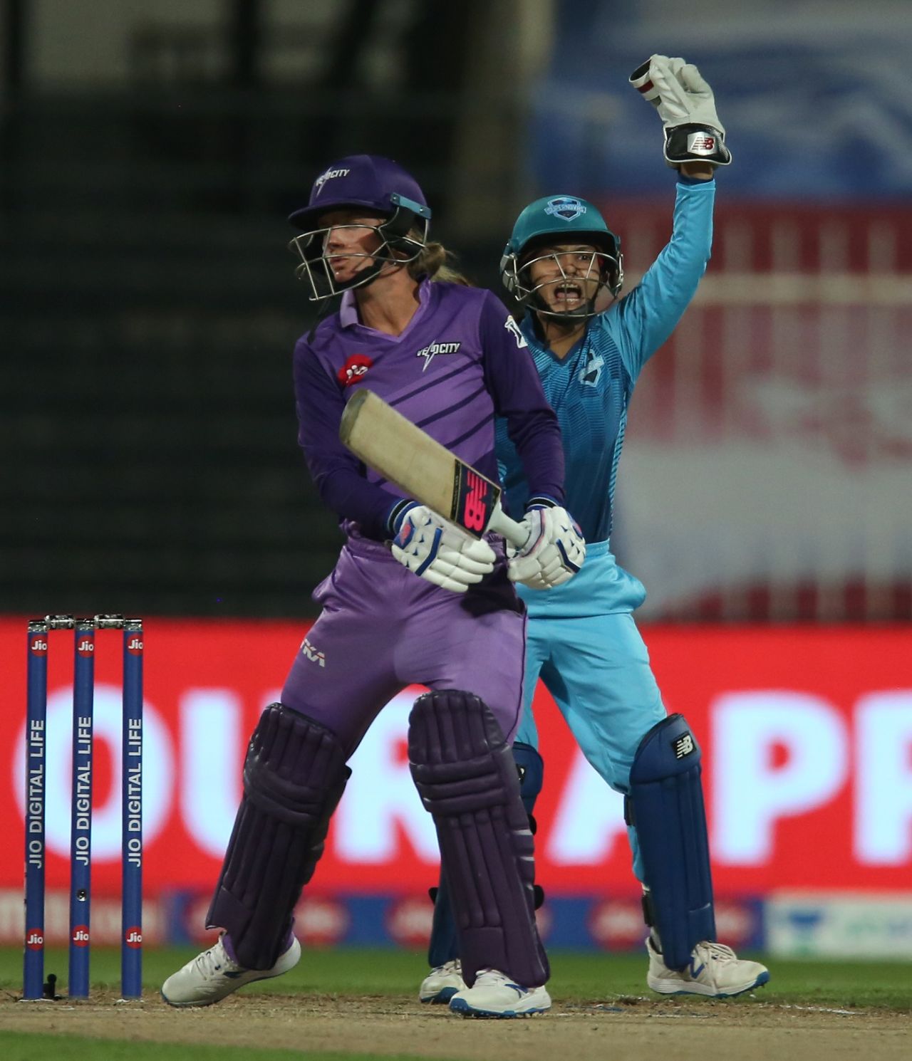 Danielle Wyatt fell in the first over of the chase, Supernovas vs Velocity, Women's T20 Challenge, Sharjah, November 4, 2020