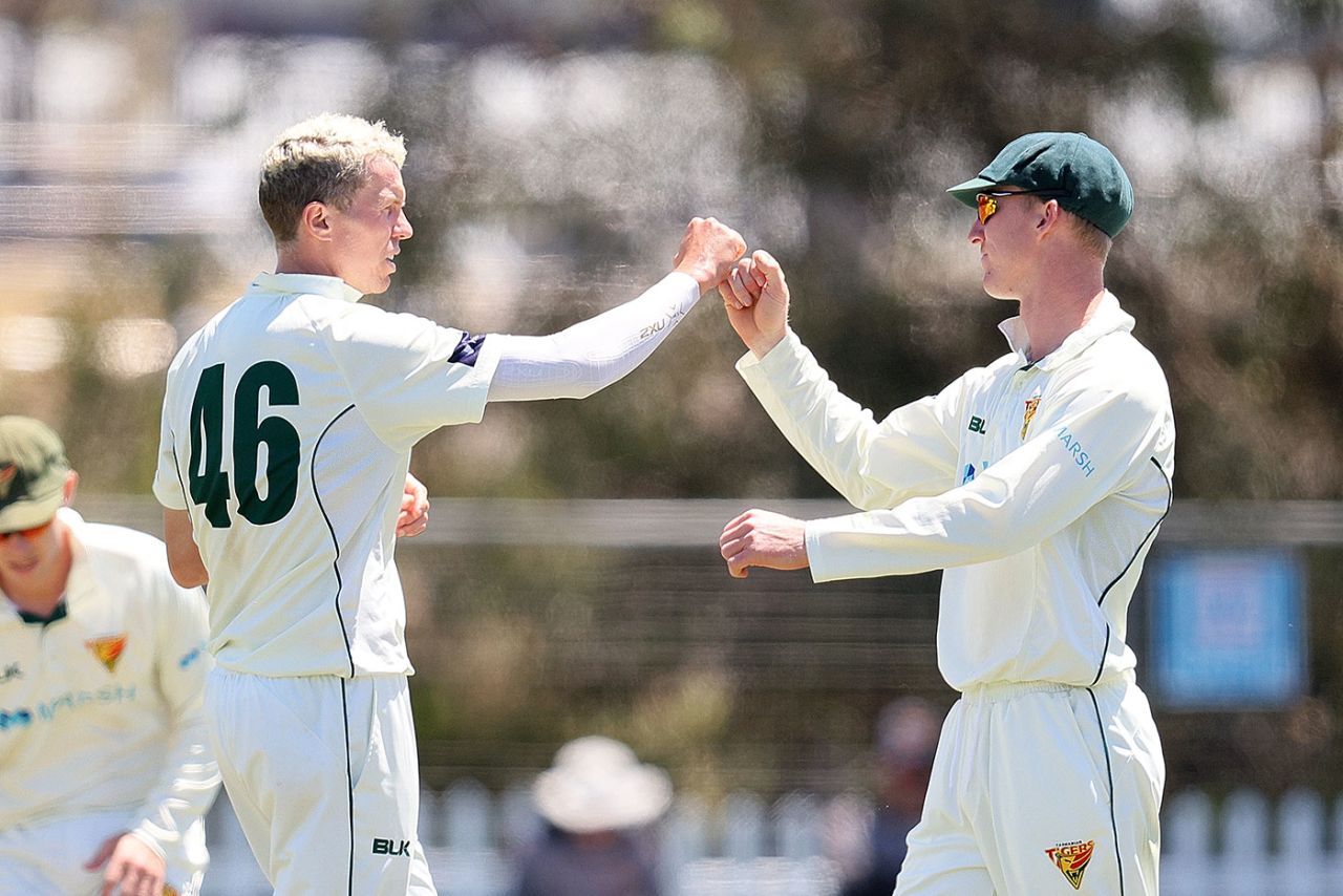 Peter Siddle took three wickets to help dismantle New South Wales, New South Wales v Tasmania, Sheffield Shield, Park 25, Adelaide, November 8, 2020