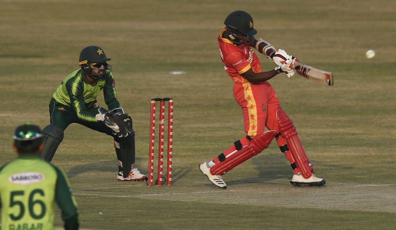 Wesley Madhevere looked good while he was out there, Pakistan vs Zimbabwe, 2nd T20I, Rawalpindi, November 8, 2020
